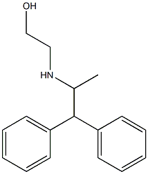 2-[(1,1-diphenylpropan-2-yl)amino]ethan-1-ol Structure