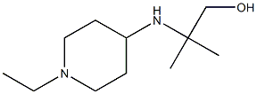 2-[(1-ethylpiperidin-4-yl)amino]-2-methylpropan-1-ol Structure