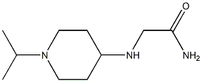 2-[(1-isopropylpiperidin-4-yl)amino]acetamide 구조식 이미지