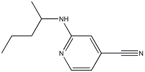 2-[(1-methylbutyl)amino]isonicotinonitrile 구조식 이미지