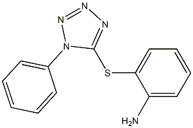 2-[(1-phenyl-1H-1,2,3,4-tetrazol-5-yl)sulfanyl]aniline Structure