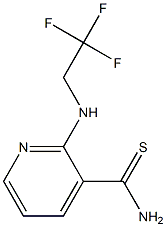 2-[(2,2,2-trifluoroethyl)amino]pyridine-3-carbothioamide Structure