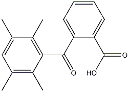 2-[(2,3,5,6-tetramethylphenyl)carbonyl]benzoic acid 구조식 이미지