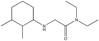 2-[(2,3-dimethylcyclohexyl)amino]-N,N-diethylacetamide Structure