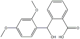 2-[(2,4-dimethoxyphenyl)(hydroxy)methyl]benzoic acid Structure