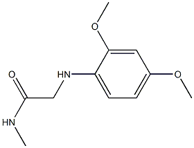 2-[(2,4-dimethoxyphenyl)amino]-N-methylacetamide 구조식 이미지