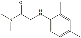 2-[(2,4-dimethylphenyl)amino]-N,N-dimethylacetamide 구조식 이미지