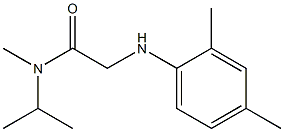 2-[(2,4-dimethylphenyl)amino]-N-methyl-N-(propan-2-yl)acetamide Structure