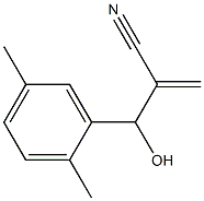 2-[(2,5-dimethylphenyl)(hydroxy)methyl]prop-2-enenitrile Structure