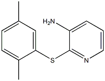 2-[(2,5-dimethylphenyl)sulfanyl]pyridin-3-amine 구조식 이미지