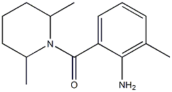 2-[(2,6-dimethylpiperidin-1-yl)carbonyl]-6-methylaniline Structure