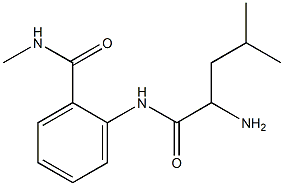 2-[(2-amino-4-methylpentanoyl)amino]-N-methylbenzamide Structure