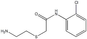 2-[(2-aminoethyl)thio]-N-(2-chlorophenyl)acetamide Structure
