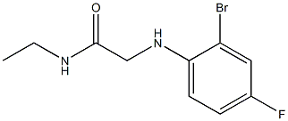 2-[(2-bromo-4-fluorophenyl)amino]-N-ethylacetamide 구조식 이미지