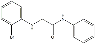 2-[(2-bromophenyl)amino]-N-phenylacetamide 구조식 이미지