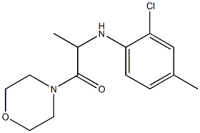 2-[(2-chloro-4-methylphenyl)amino]-1-(morpholin-4-yl)propan-1-one Structure