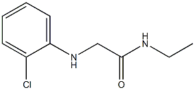 2-[(2-chlorophenyl)amino]-N-ethylacetamide 구조식 이미지