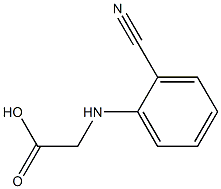 2-[(2-cyanophenyl)amino]acetic acid 구조식 이미지