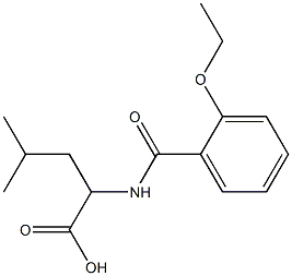 2-[(2-ethoxybenzoyl)amino]-4-methylpentanoic acid 구조식 이미지