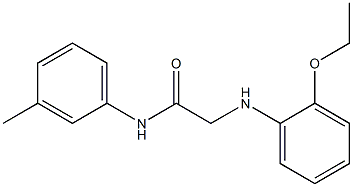 2-[(2-ethoxyphenyl)amino]-N-(3-methylphenyl)acetamide Structure