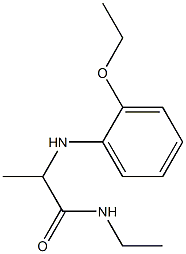 2-[(2-ethoxyphenyl)amino]-N-ethylpropanamide 구조식 이미지