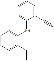2-[(2-ethylphenyl)amino]benzonitrile 구조식 이미지