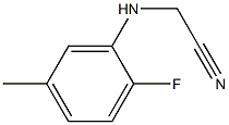 2-[(2-fluoro-5-methylphenyl)amino]acetonitrile Structure