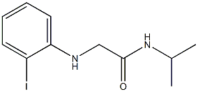 2-[(2-iodophenyl)amino]-N-(propan-2-yl)acetamide 구조식 이미지