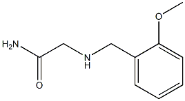 2-[(2-methoxybenzyl)amino]acetamide 구조식 이미지