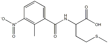 2-[(2-methyl-3-nitrophenyl)formamido]-4-(methylsulfanyl)butanoic acid Structure