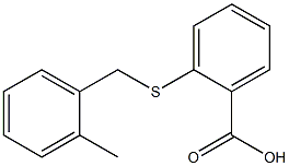 2-[(2-methylbenzyl)thio]benzoic acid Structure