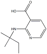 2-[(2-methylbutan-2-yl)amino]pyridine-3-carboxylic acid Structure