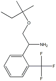 2-[(2-methylbutan-2-yl)oxy]-1-[2-(trifluoromethyl)phenyl]ethan-1-amine Structure