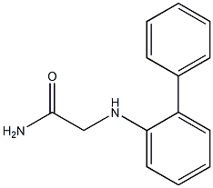 2-[(2-phenylphenyl)amino]acetamide 구조식 이미지