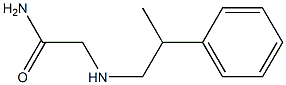 2-[(2-phenylpropyl)amino]acetamide 구조식 이미지