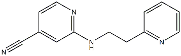 2-[(2-pyridin-2-ylethyl)amino]isonicotinonitrile 구조식 이미지