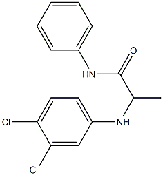 2-[(3,4-dichlorophenyl)amino]-N-phenylpropanamide 구조식 이미지