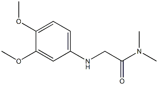 2-[(3,4-dimethoxyphenyl)amino]-N,N-dimethylacetamide Structure