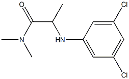 2-[(3,5-dichlorophenyl)amino]-N,N-dimethylpropanamide Structure