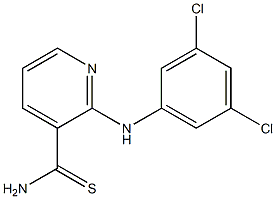 2-[(3,5-dichlorophenyl)amino]pyridine-3-carbothioamide 구조식 이미지