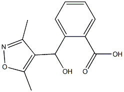 2-[(3,5-dimethyl-1,2-oxazol-4-yl)(hydroxy)methyl]benzoic acid Structure