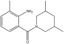 2-[(3,5-dimethylpiperidin-1-yl)carbonyl]-6-methylaniline Structure