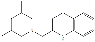2-[(3,5-dimethylpiperidin-1-yl)methyl]-1,2,3,4-tetrahydroquinoline Structure