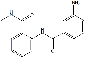 2-[(3-aminobenzoyl)amino]-N-methylbenzamide Structure