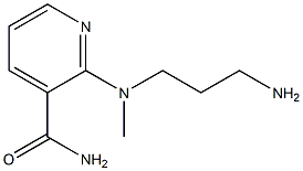 2-[(3-aminopropyl)(methyl)amino]pyridine-3-carboxamide 구조식 이미지