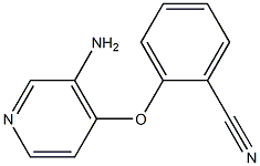 2-[(3-aminopyridin-4-yl)oxy]benzonitrile 구조식 이미지