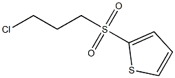 2-[(3-chloropropane)sulfonyl]thiophene 구조식 이미지