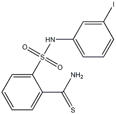 2-[(3-iodophenyl)sulfamoyl]benzene-1-carbothioamide Structure