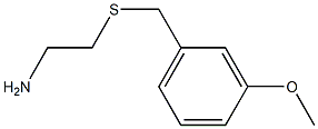 2-[(3-methoxybenzyl)thio]ethanamine Structure