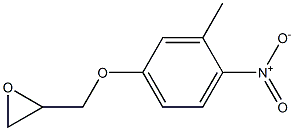 2-[(3-methyl-4-nitrophenoxy)methyl]oxirane 구조식 이미지